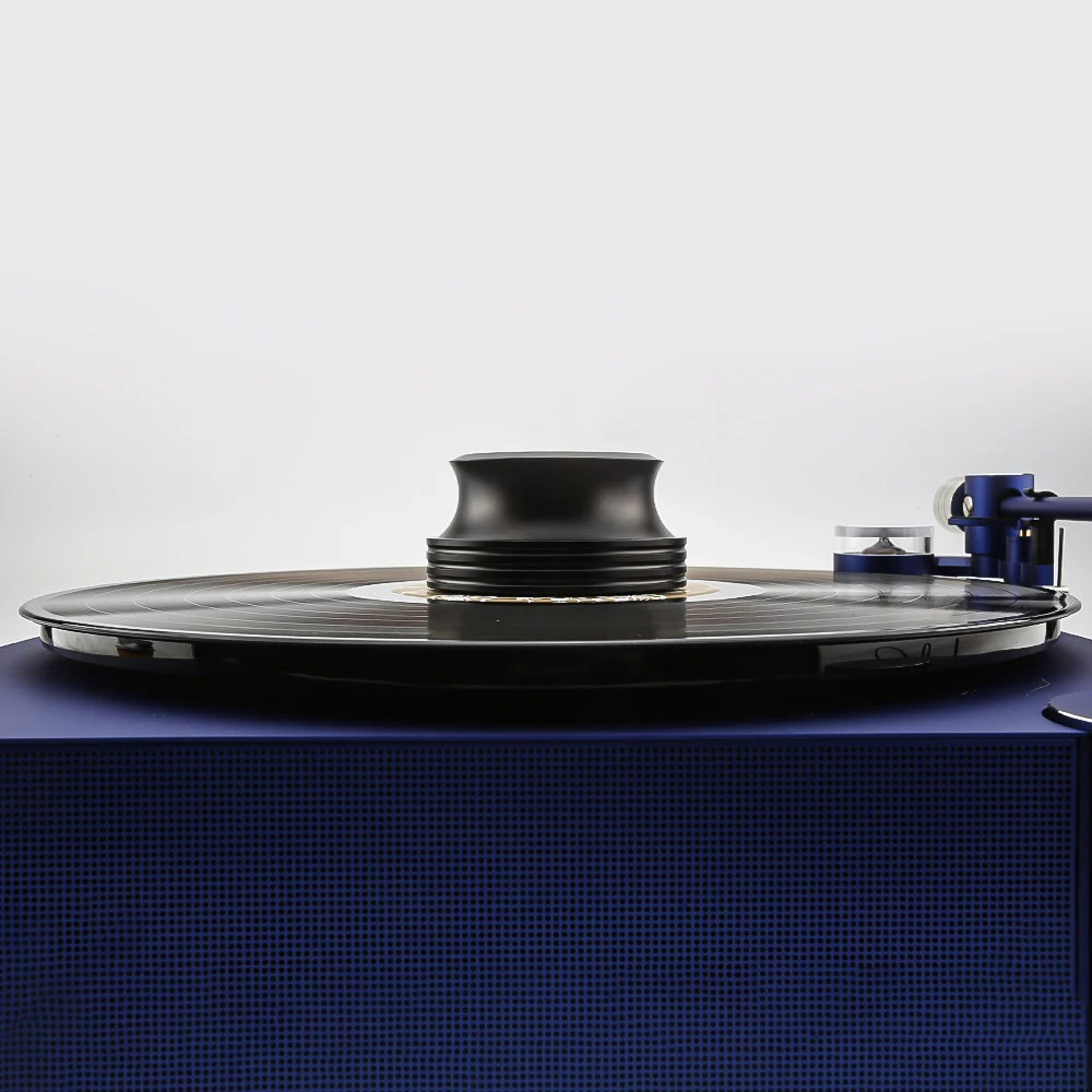 Alumínio Heavy Record Clamp Estabilizador de Peso Turntables Hifi Audio Vinil lp Disco Preto 400g - Image 4