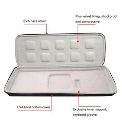 Illuminated Keyboard Protective Storage Case - Compact Carry Bag (For MX Keys)