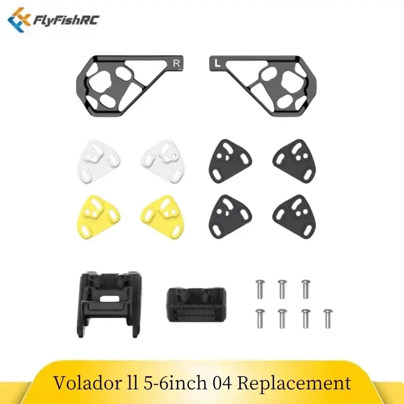 Kit pièces drone FlyFishRC Volador II O4 CNC - Remplacement course FPV