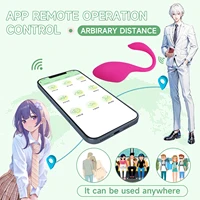 Drahtlose Fernbedienung, vibrierendes Ei-Massagegerät für Frauen, Klitoris, Vagina, Dildo, Vibrator, Fern, Bluetooth, tragbares Sexspielzeug 4