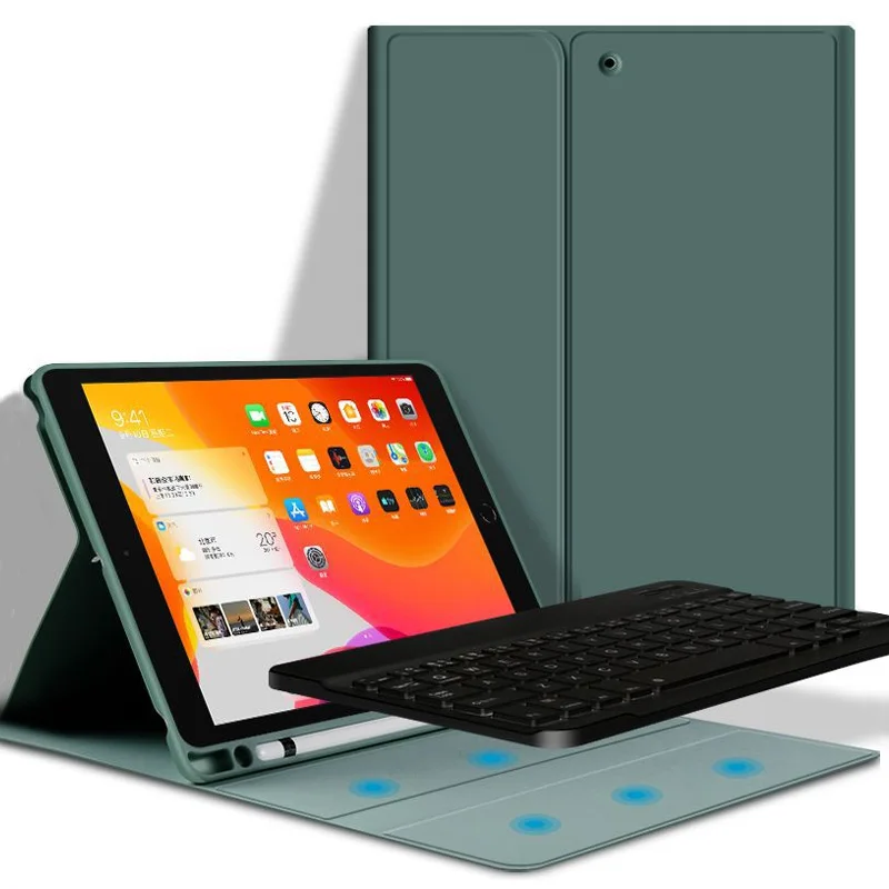 For Apple iPad 7th 8th 9th Generation 10.2 Case with Bluetooth Keyboard,Detachable Wireless Keyboard+Tablet iPad 10.5Cover Funda