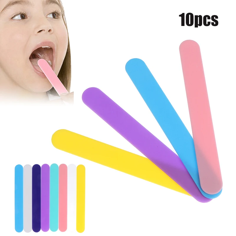 

10 шт./набор, пластиковые шпатели для косметики