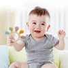 BPA Free Baby Silicone Teethers Sensory Toy Easy to Grasp Infant Teething Toys Food Grade Chewable Toys for Babies Newborn Gifts 4