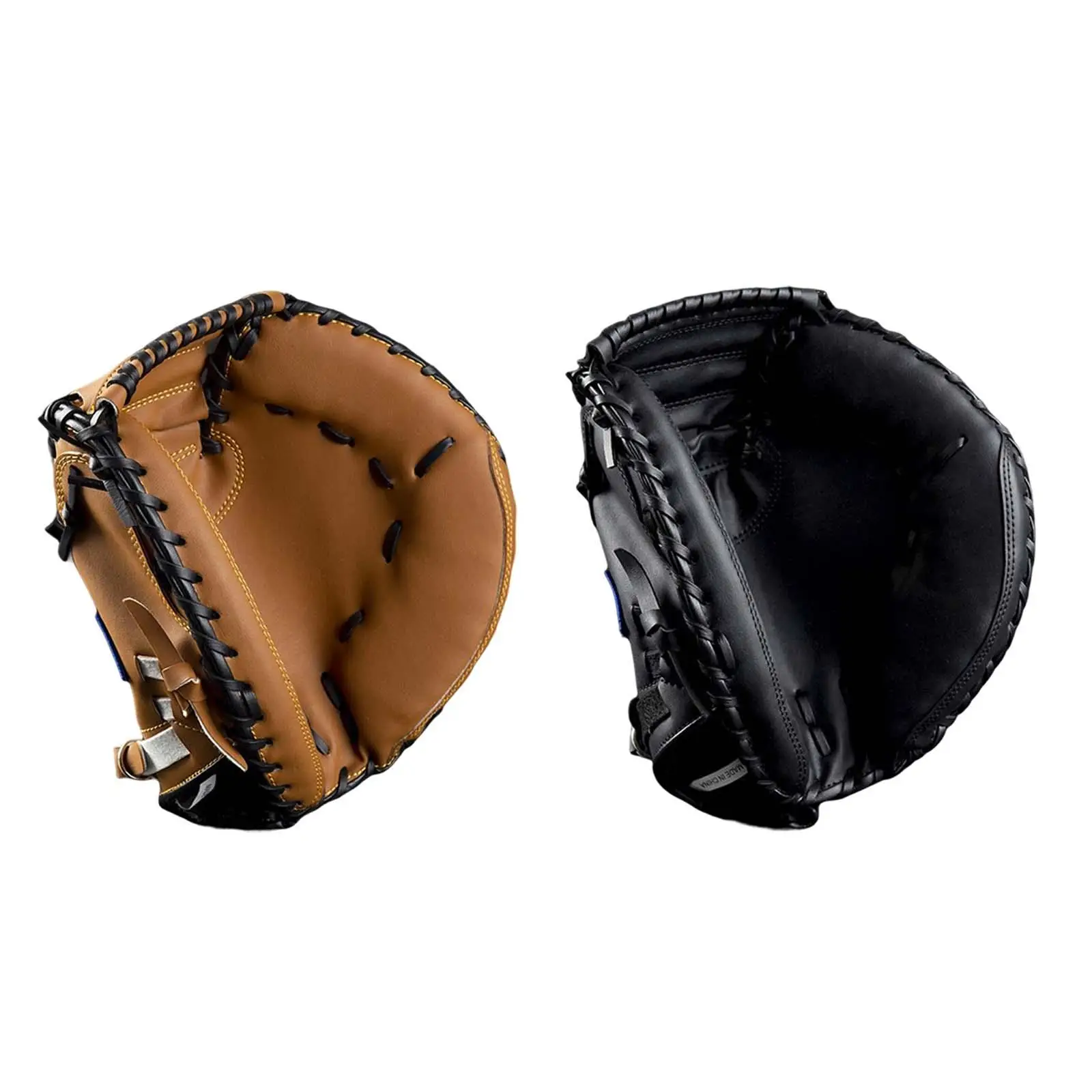 Baseball Fielding Glove Durable Sports Catcher's Mitt Right Hand Throw for Practice Adults Outdoor Sports Beginner Play Training