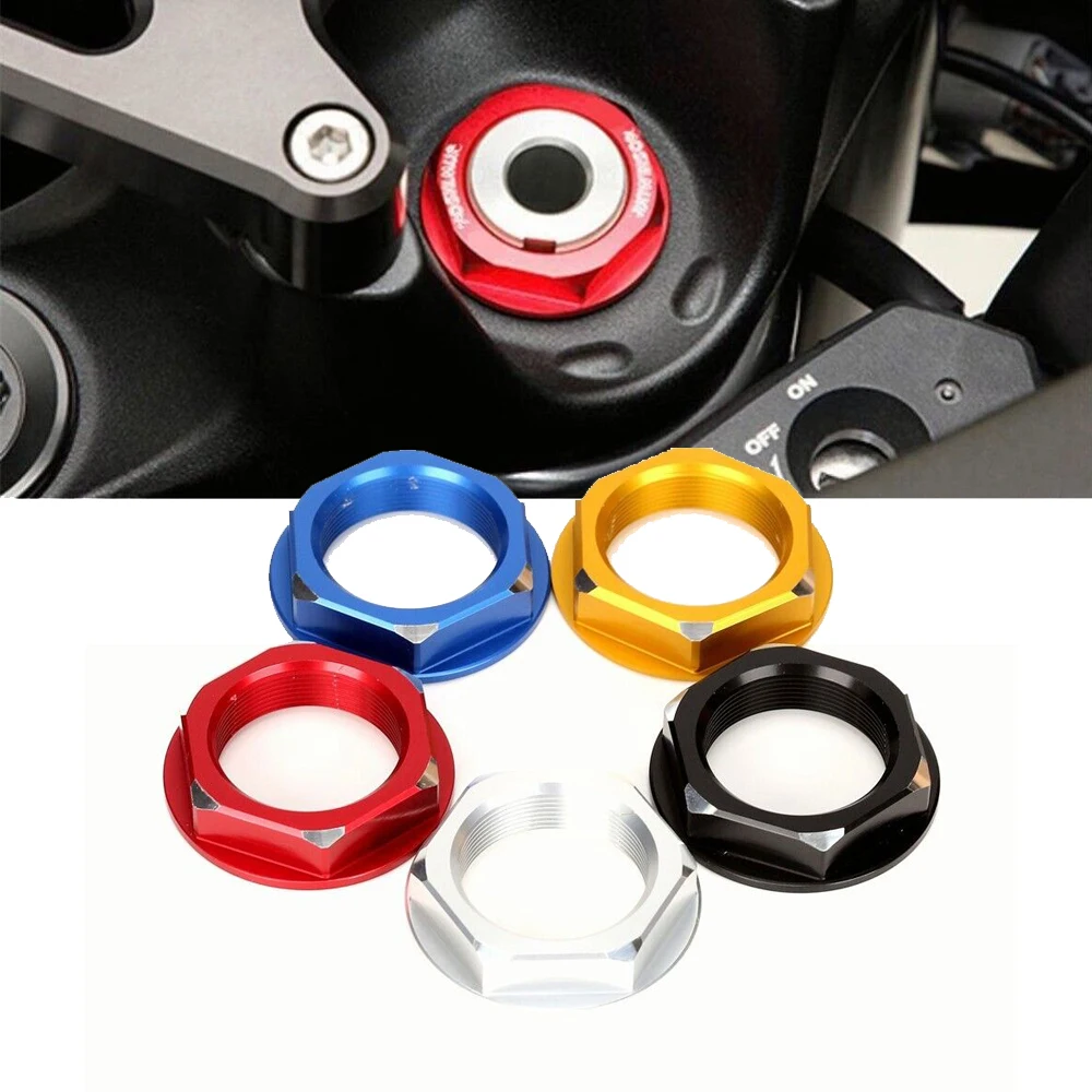 Per Suzuki Gsx-R Gsxr Gsx R 600 750 1000 1000R R600 R750 R1000 R1000R R Triplo Albero Stelo Giogo Foro Centrale Accessori Dado