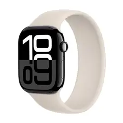 Silicone Solo Loop Strap for Apple Watch Bands - Flexible and Comfortable Bracelet (Starlight 26)