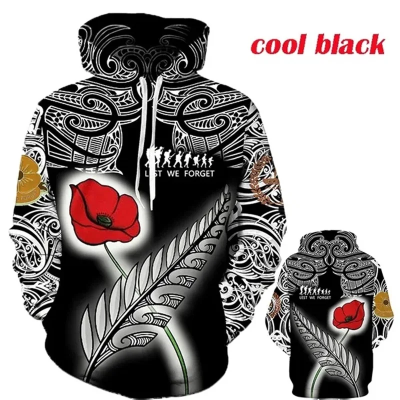 thumbnail image 1 of Sudadera con capucha de manga larga con estampado 3D para hombre, suéter con estampado maorí, sudadera holgada de gran tamaño, ropa de calle de primavera y otoño, 1 of 5