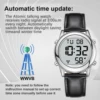 Hearkent Talking Watches for Blind Elderly Men's Clock Talking Time with Atomic Alarm Radio Wrist Watches Spanish/German/English 4