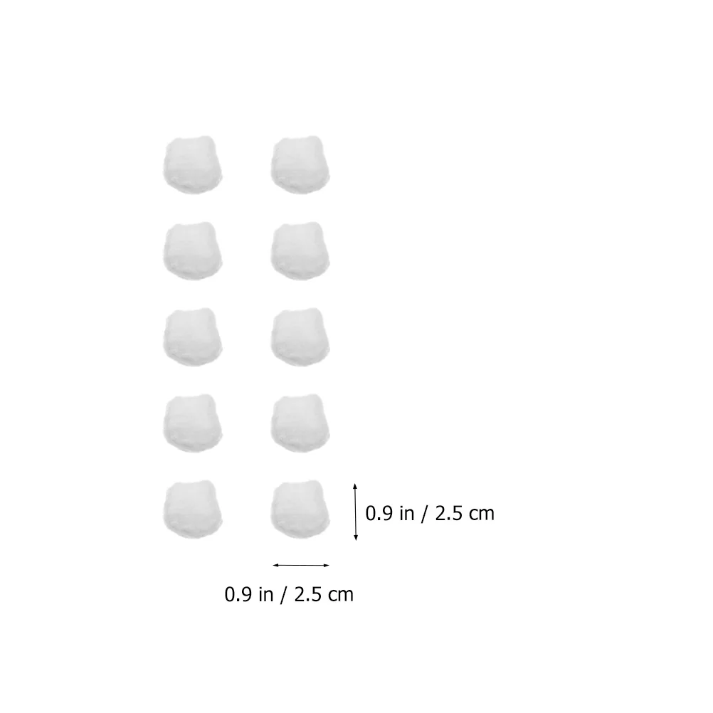 1000 Pcs Disposable Clean Absorbent Cotton Balls 25X25X25CM Laboratory Supplies 5