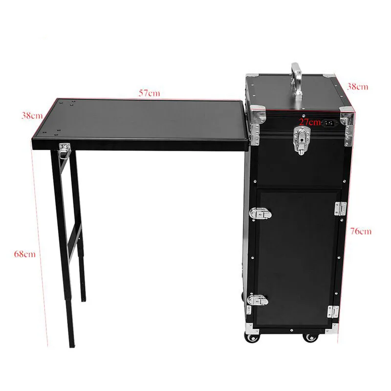Professional Makeup Suitcase Luxury Luggage Tool Case Beauty Embroidery Trolley Case Workbench Manicure Suitcases Customized