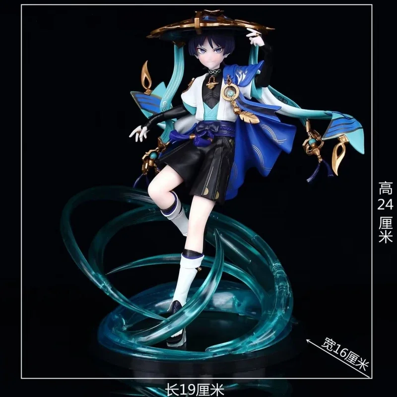 thumbnail image 1 of 27cm Wanderer Figure Genshin Impact Anime Figures Gk Kawaii Wanderer Figurine Statue Model Pvc Doll Collectible Gifts Toy, 1 of 5