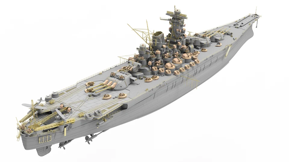Veryfire 1/350 日本海軍大和戦艦キット (デラックス版