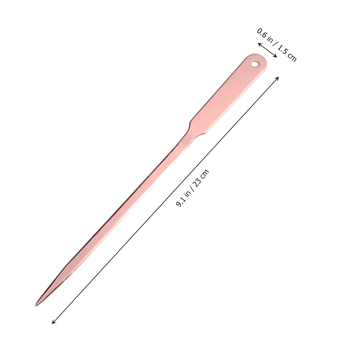 휴대용 스테인레스 스틸 레터 오프너, 핸드 레터 봉투, 경량 금속 봉투 슬리터, 무작위 색상, 3 개