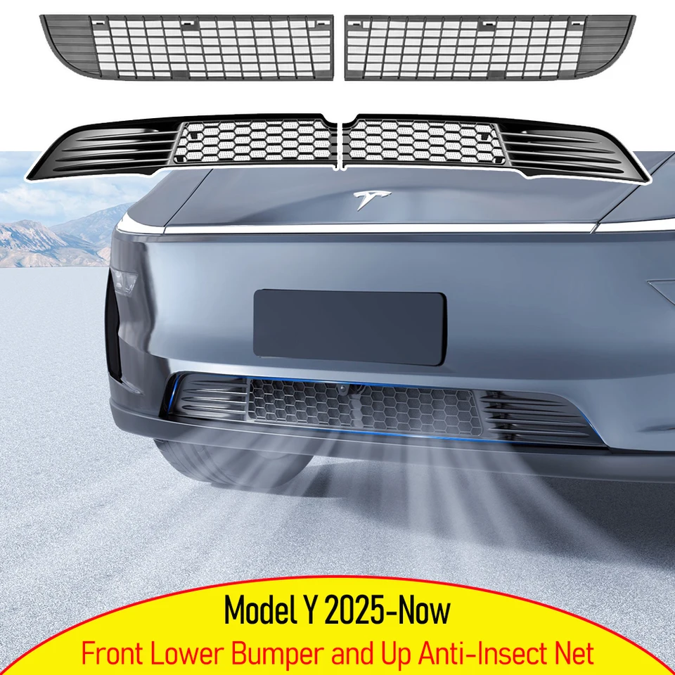 Front Grill Mesh For New Tesla Model Y Juniper 2025+,Grid Inserts - View #13
