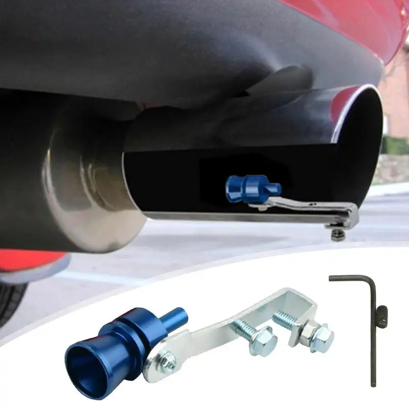 M Size Exhaust Turbine Whistle Universal Turbo Whistle Muffler Exhaust Pipe Car Turbo Sound Whistle Muffler Sound Booster Motorc