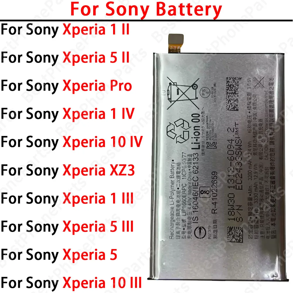 High-Capacity Replacement Battery for Sony Xperia Smartphones