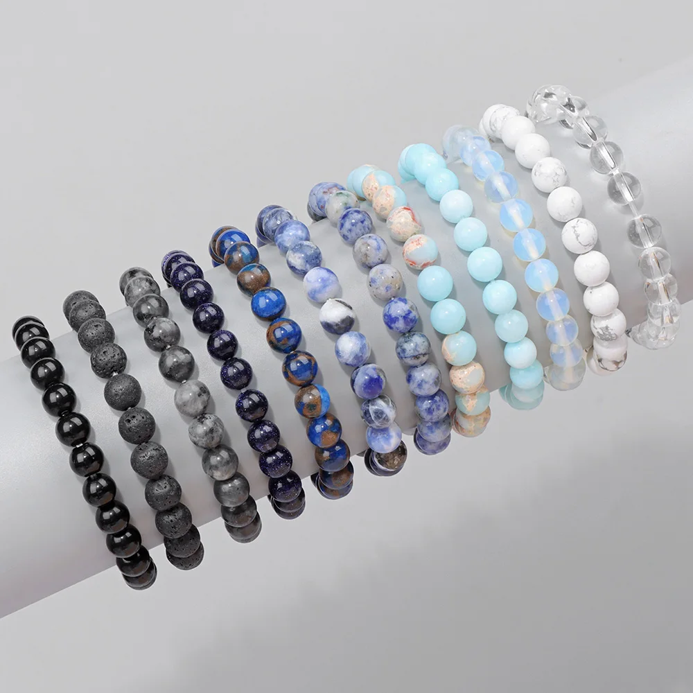 Bracelets Natural Stones Beaded Bracelets Men Stone Beads Bracelet