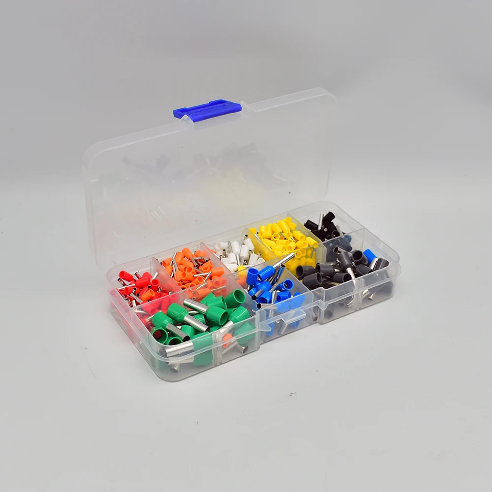 Wire Connectors Tubular Crimp Terminals-Insulated 400pcs/box for Secure Electrical Connections