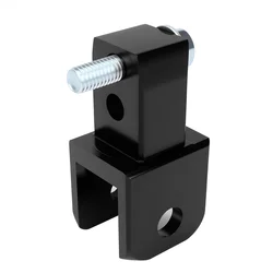 Motorcycle Shock Extender and Front Riser Kit with Screws - Metal Height Extension Absorber (Set of 2) (Black 2pcs)