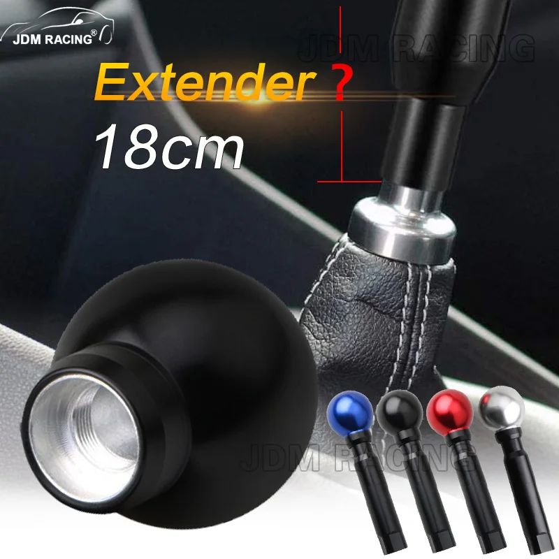 Universal Aluminum Alloy Gear Shift Knob Ball 18cm Extended Long Manual Transmission Gear Stick