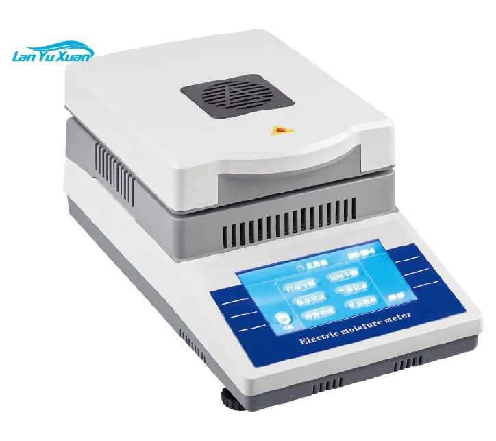 

110g 1mg Touch Screen Digital Display Lab Grain Halogen Moisture Meter