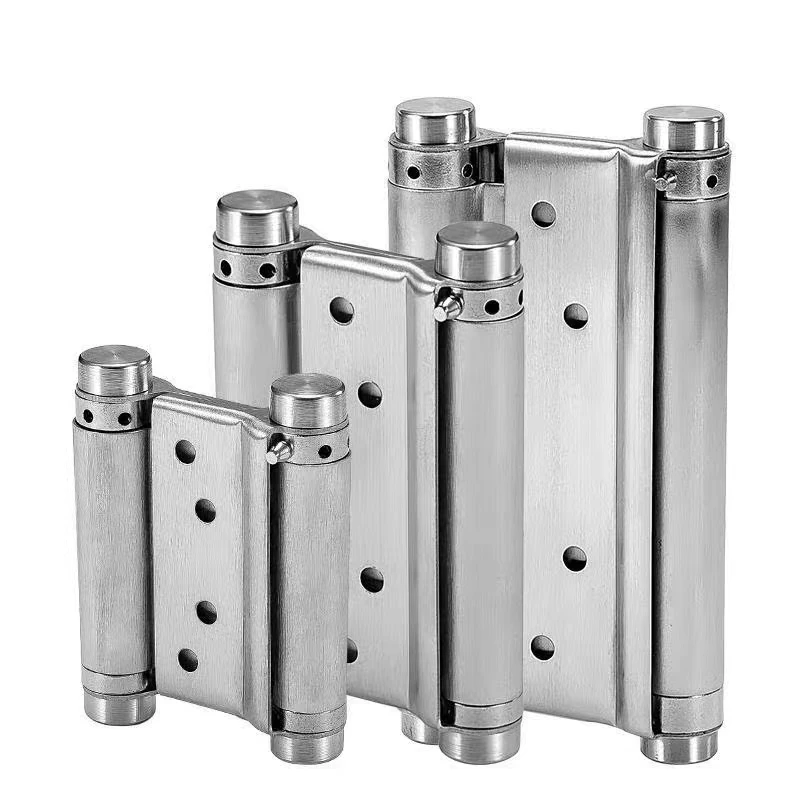 Dobradiça de Dupla Mola Aberta Porta Dupla Face Fecho Automático Automático Way Fence Dedicado Aço Inoxidável