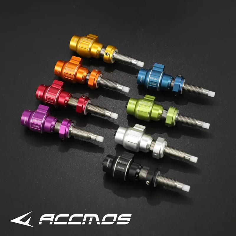 Archery Bow Sight Carbon Arrow Shafts Archery Bow Stabilizer Set Archery Arrow Tips 1pc Decut ZX229 Aluminum Alloy Cushion Plunger Micro-Click Spring Tension Plunger For Recurve Bow Archery Accessories