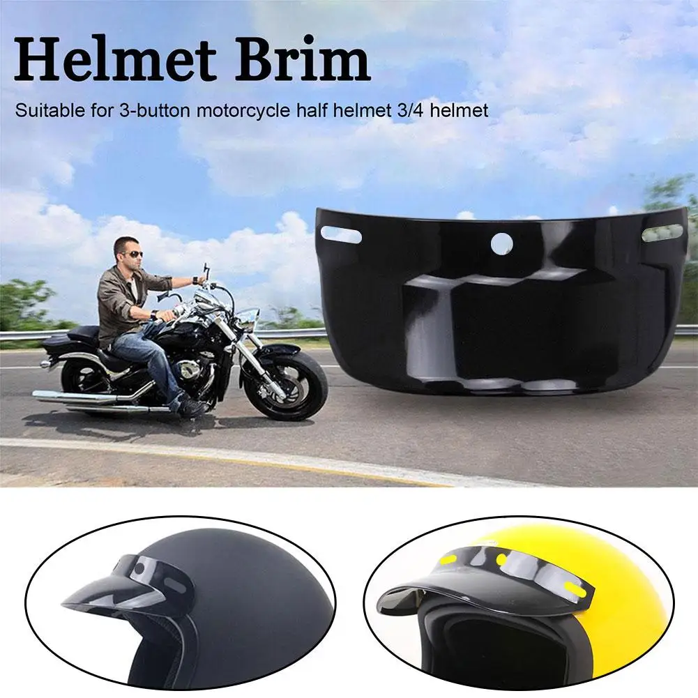 

Classic 3 buckle universe moto helmet visor motorcycle retro peak Helmet helmet visor helmet Accessories Motorcycle K8G7