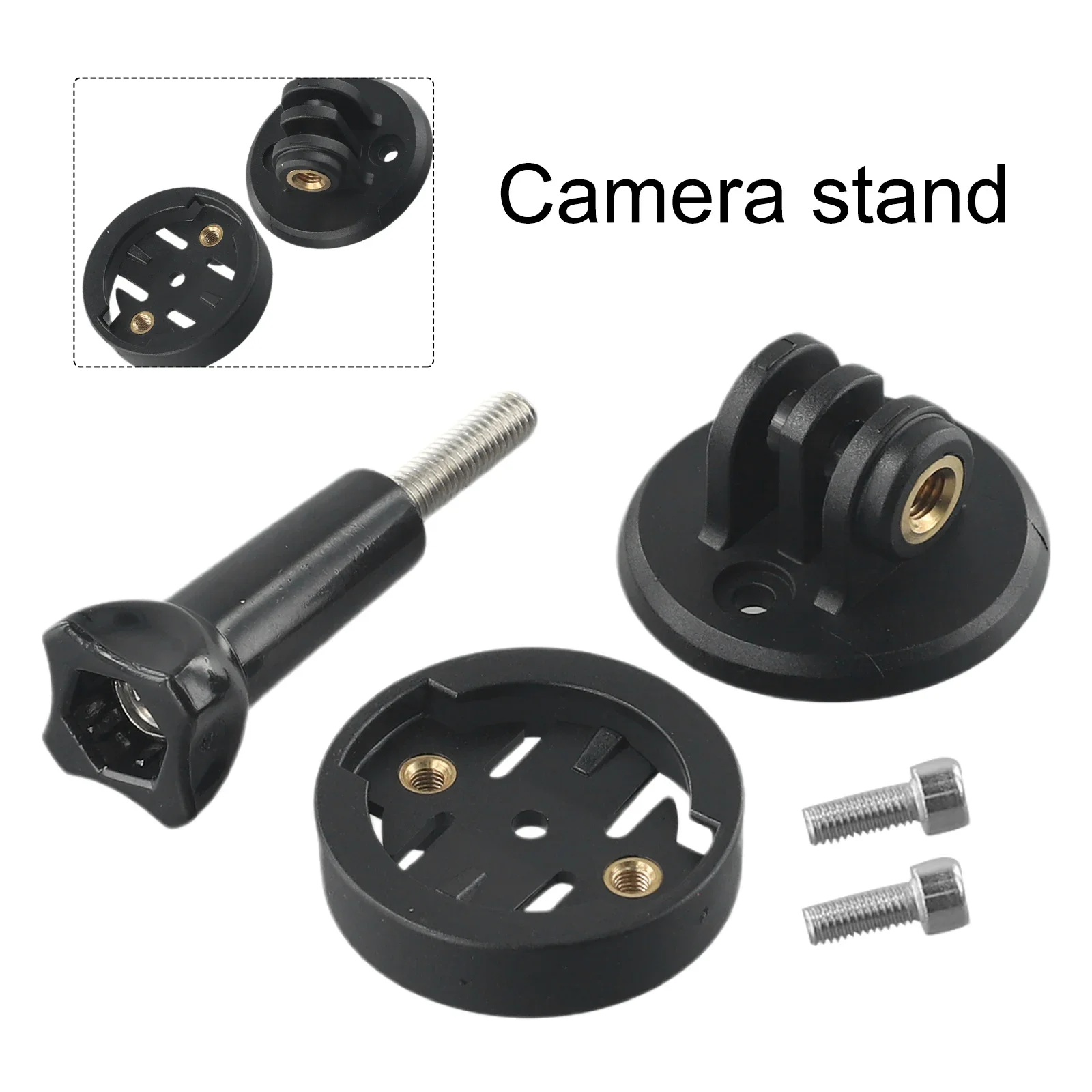 Action Camera Mount Bike/Bicycle Computer Odometer Base Adapter Mount For Garmin Edge Bracket Adapter Light Camera Battery Connector Parts