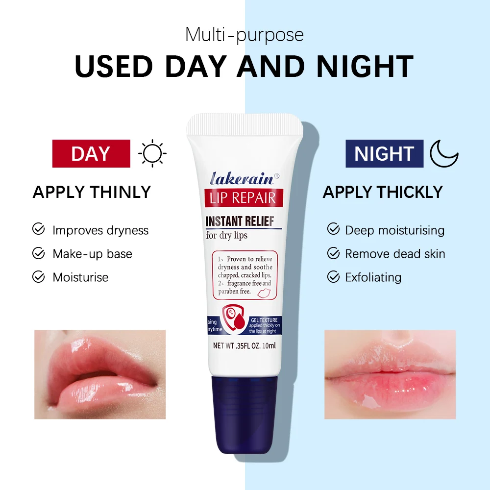 Lip Balm 2pcs Moisturizing Lip Repair Gel For Dry Lips