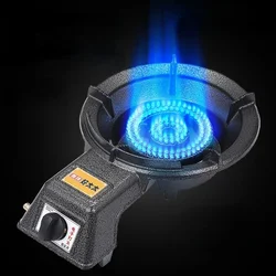 Thickened Cast Iron Commercial Hot Fire Stir Frying Gas Stove Household Liquefied Gas Single Stoves Knob Switch Desktop Cooktops