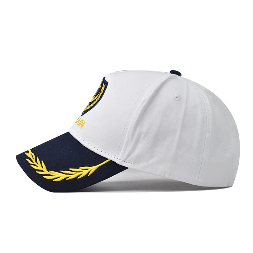 Adult Yacht Captain Baseball Hat Cotton Hat For Men Boating yacht captain hat,mens cotton hat
