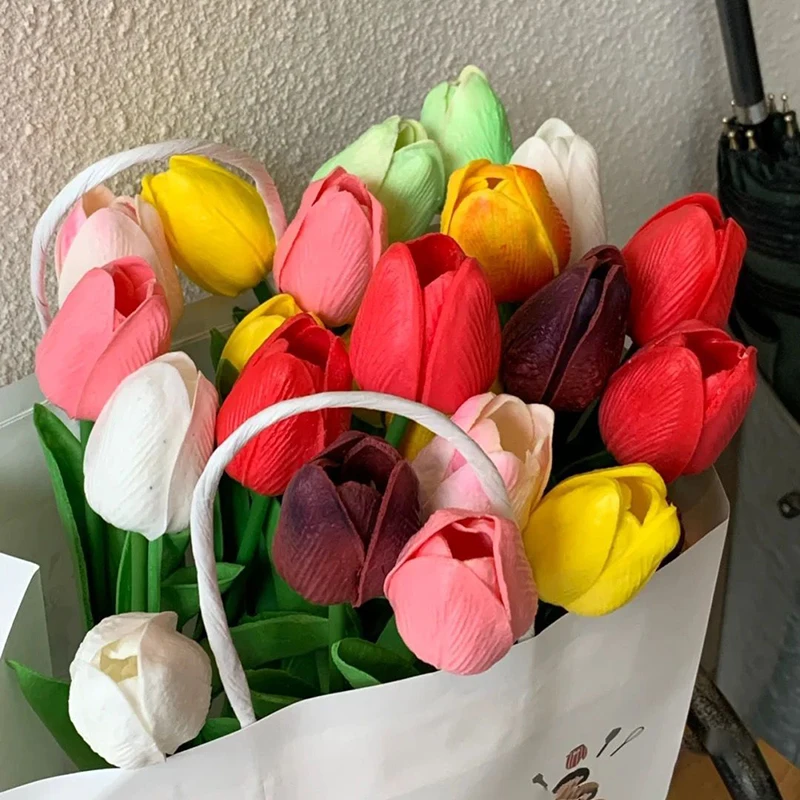 Growhabity – Uv Resistant Lifelike Artificial Tulips Flowers