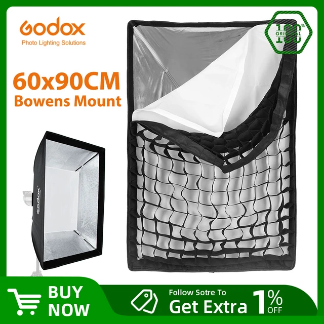 Godox-ポータブルソフトボックス60x 90cm,24 