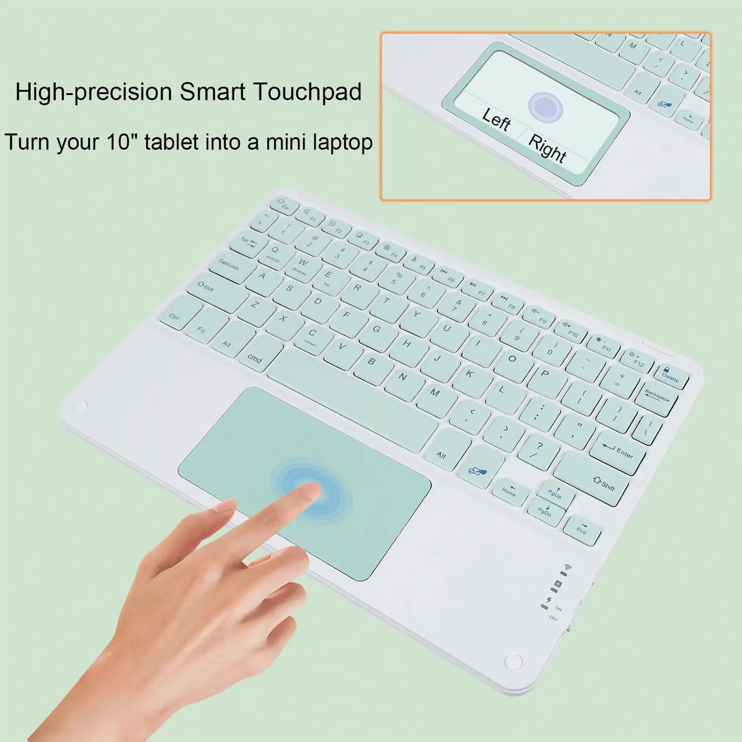 Wireless Keyboard Mouse Tablet Keyboard Ipad Keyboard Korean Keyboard Mouse For IOS Android Windows Tablet