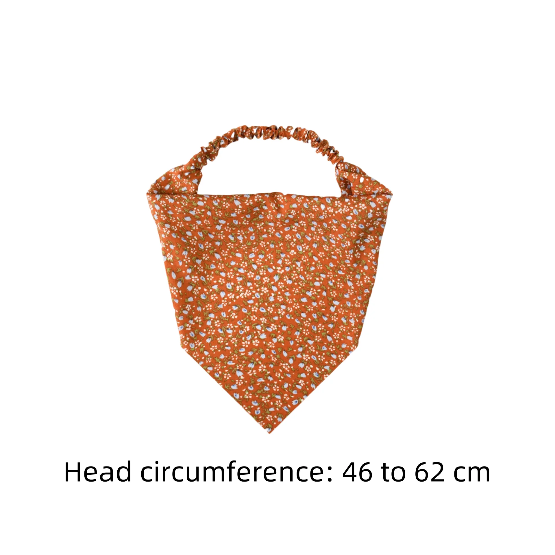 1PC Floral Triangle Headbands, 5 - Piece Elastic Scarf Set, Trendy Hair Accessories for Women's Sweet & Chic Styles