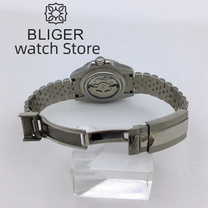 Mechanical Watch Diver Watch 40mm Diving Watch NH35 PT5000 Automatic Men's Watch Ceramic Luminous Bezel Sapphire Glass Stainless Steel Bracelet