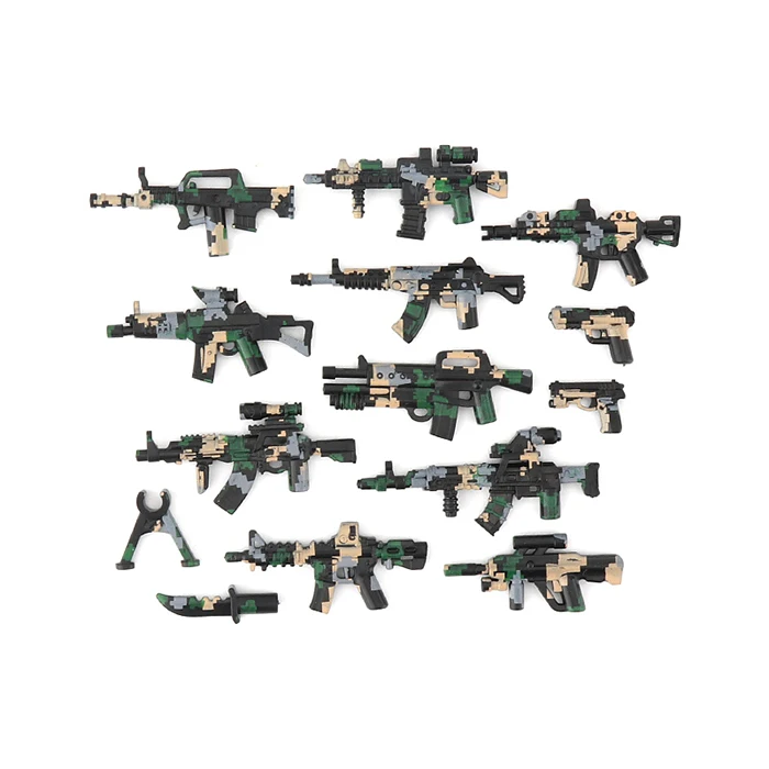 Military Armored Vehicle and Special Forces Building Block Toy Set