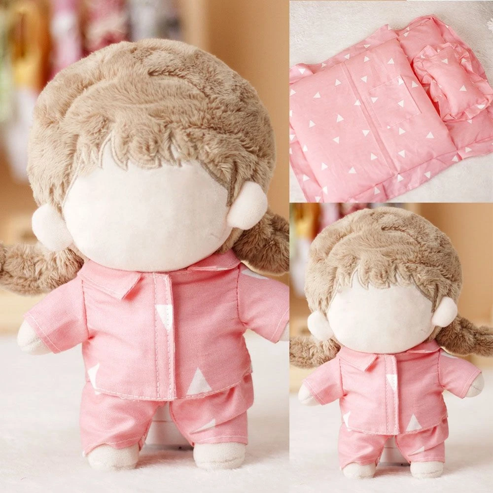 Idol Doll Outfit Cotton Stuffed Dolls Clothes Suit Cute Headband Cartoon  Sleeping Bag 20cm Doll Clothes Mini Clothes| | - AliExpress
