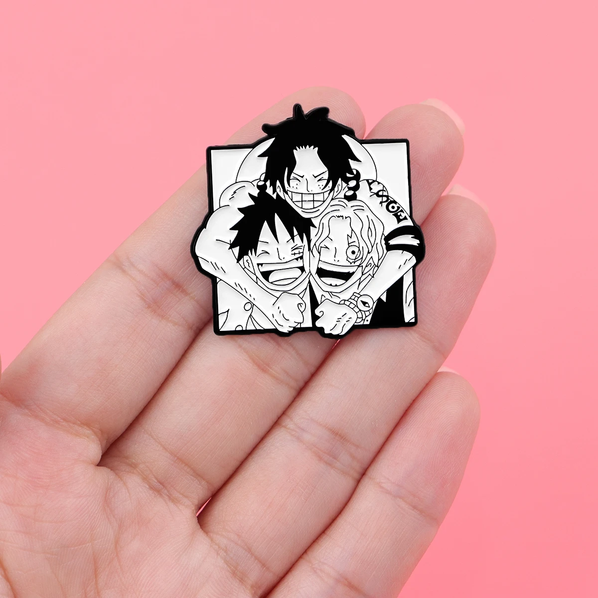 5 Stück Anime Piraten Emaille-Pins, Niedliche Jungen-Broschen für Mäntel, Modische Anstecknadeln, Schmuckgeschenk für Freunde – Detail 7