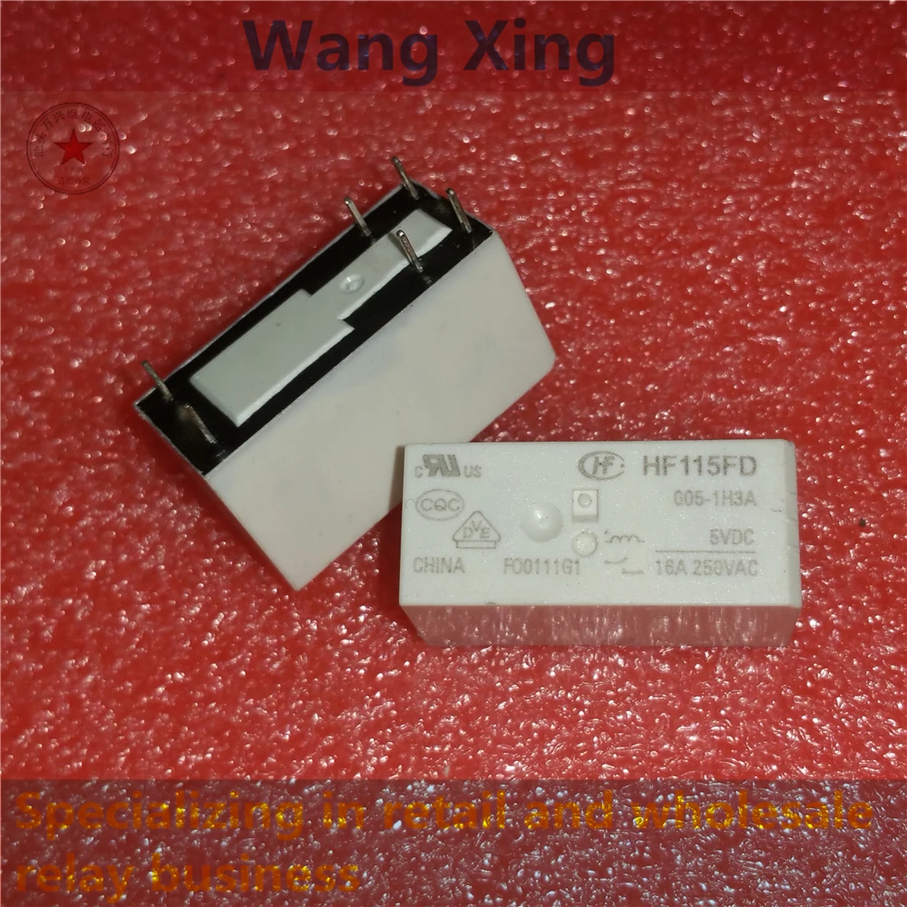 

HF115FD 005-1H3A Electromagnetic Power Relay 6 Pins