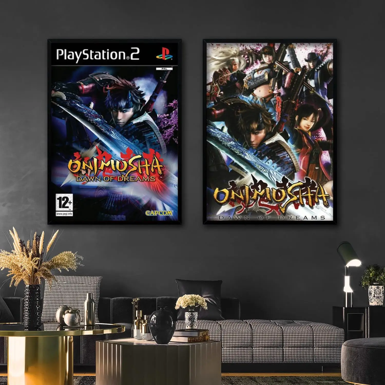 

Onimusha Video Game Decorative Painting Canvas 24x36 Poster Wall Art Living Room Posters Bedroom Painting