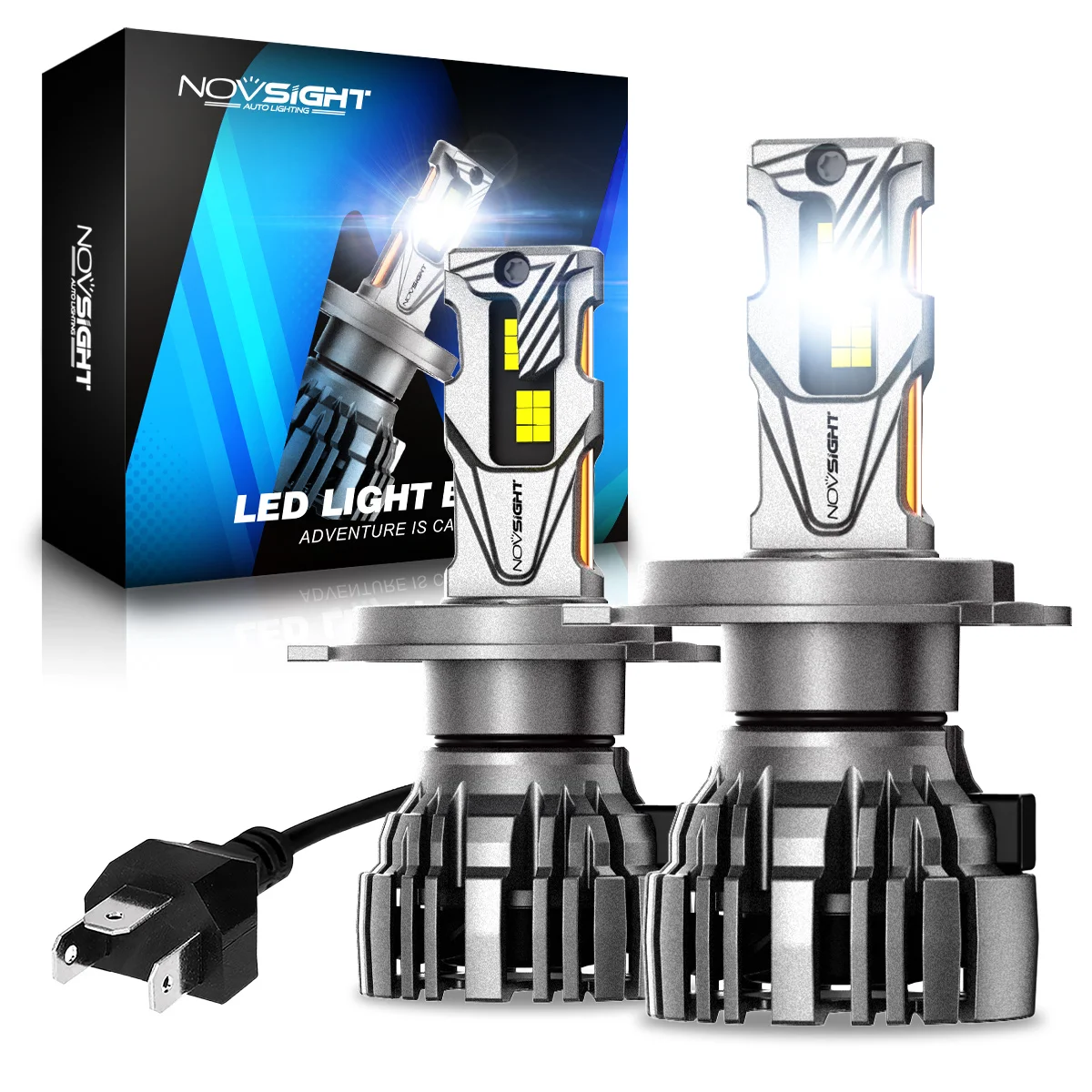 

NOVSIGHT H4 Led Lamp 140W 30000LM H7 Canbus H11 H8 H9 9005 HB3 9006 HB4 H13 9007 LED Light for Car 6500K White Headlight Bulbs