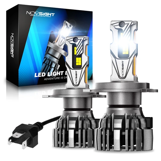 Novsight H4 ledランプ140ワット30000LM H7 canbus H11 H8 H9 9005 HB3 9006 HB4 H13  9007用のledライト6500 18kホワイトヘッドライト電球