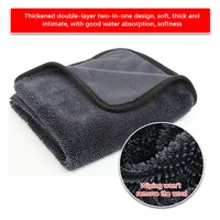 Car Wash Towel 1200GSM Microfiber Double-Sided Ultra Absorbent Car Wash Cloth Cleaning Drying Towel Washing Accessories 1