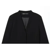 2025 New Women Fashion Dress Splicing Blazer Long Dresses Long Sleeve Office Chic Dresses For Women Spring Autumn Dress - Image 4