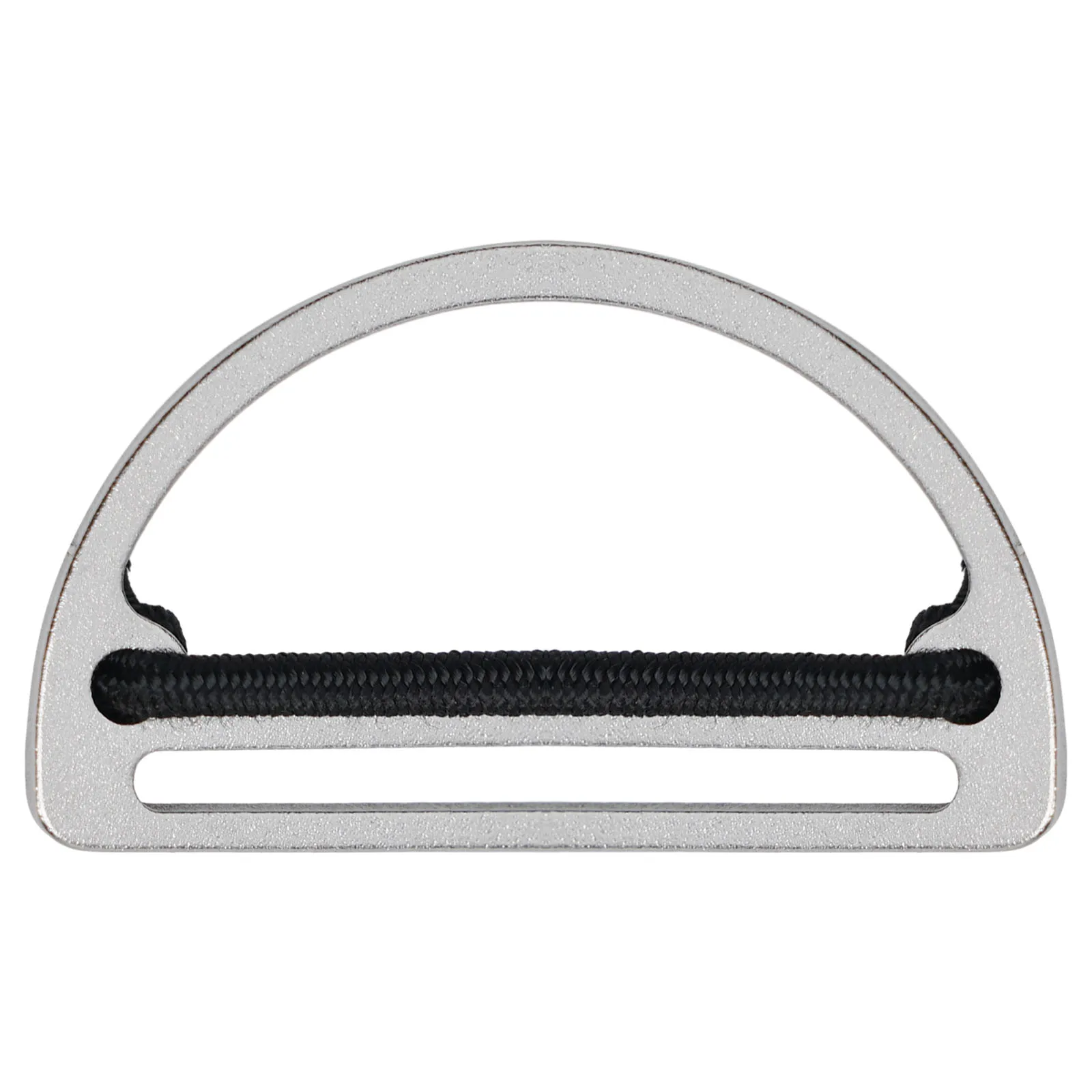 Scuba Dive D Ring Weight Belt Stopper Slider Keeper With D-Ring Harness Retainer Stopper Buckle Silver For Webbing Diving Sport 5