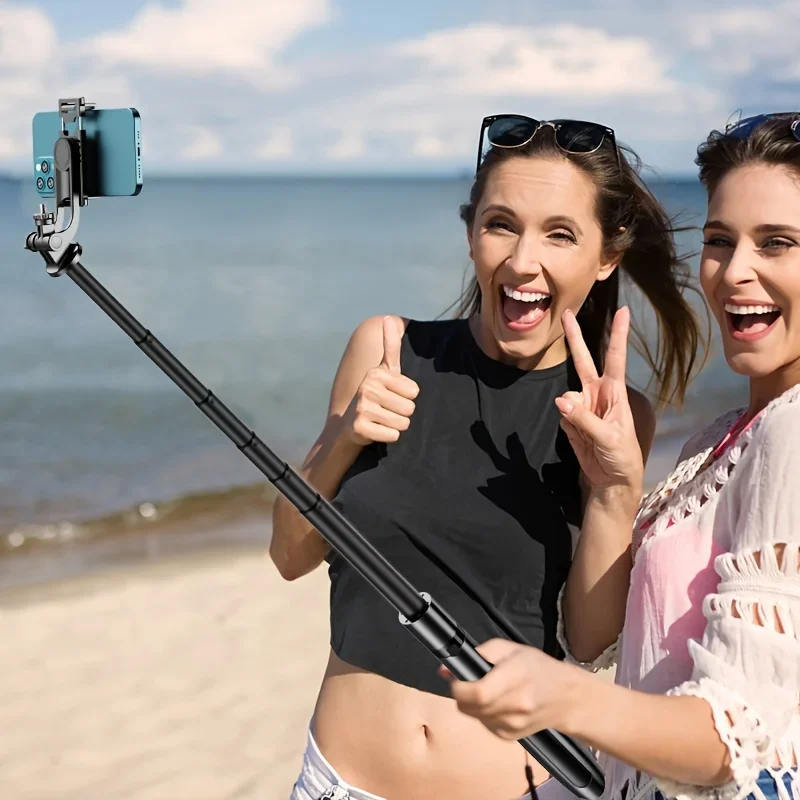 Xiaomi Q05 Wireless Bluetooth Selfie Stick Tripod Foldable Monopod with Fill Light for Gopro Motion Camera Smartphone Self-timer