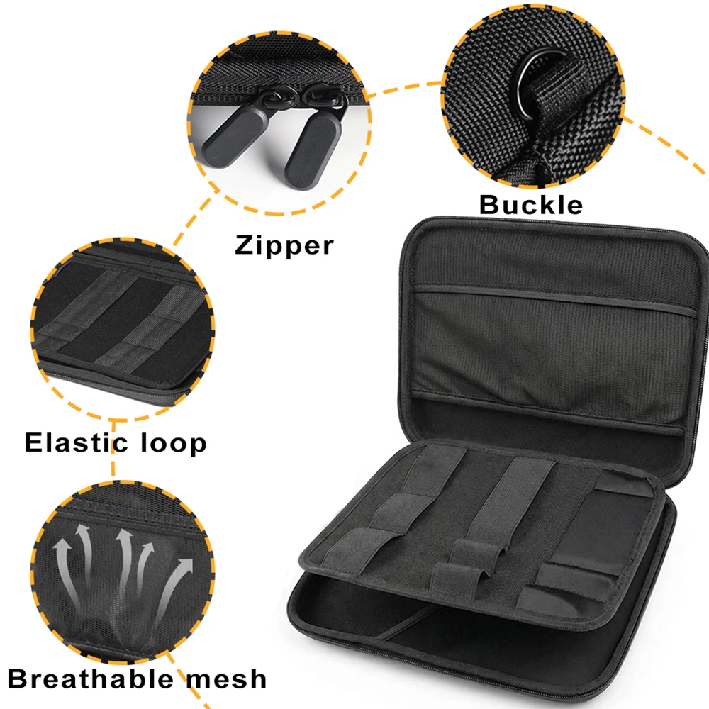 전술 권총 케이스 9mm 총 가방 휴대용 범용 권총 휴대용 파우치 EDC 홀더 무기 운반 케이스 (숄더 스트랩 포함)