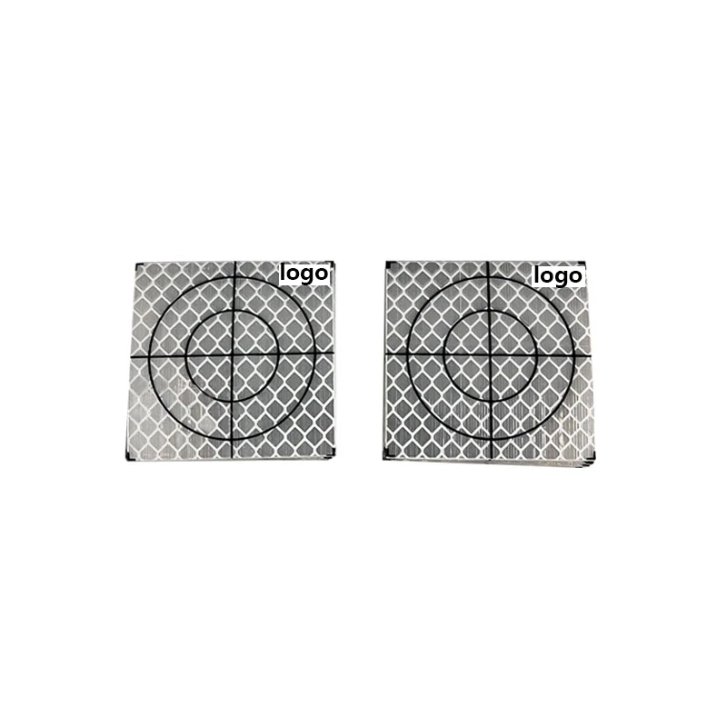 라이카 토탈 스테이션 용 100pcs 반사판 시트 지리학 흰색 타겟 시트 반사 스티커 20/30/40/50/60MM 비 맞춤형